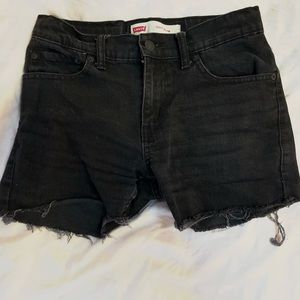 Levi’s 511 Slim Vintage Denim High Waisted Shorts